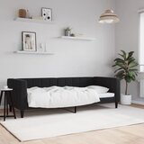 vidaXL Raztegljiva postelja črna 80x200 cm žamet Cene