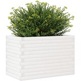  Vrtna sadilica bijela 70x40x46 cm od masivne borovine | shoptok.hr
