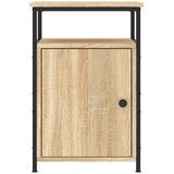  Noćni ormarić boja hrasta 40 x 42 x 60 cm od konstruiranog drva | shoptok.hr