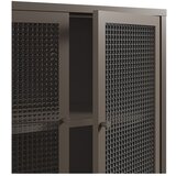 Marckeric Siva metalna vitrina 121x90x40 cm Layna – | shoptok.hr
