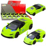 SPORTS Car Pull Back Metal Neon Green 1:43 Cene