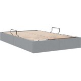  Otomanski krevet s pohranom Svijetlo siva 120 x 200 cm tkanina | shoptok.hr