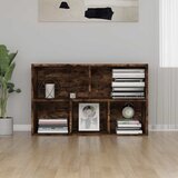 Ormarić za knjige / komoda smeđa boja hrasta 50x25x80 cm drveni | shoptok.hr