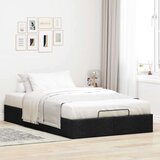 vidaXL otomanski okvir kreveta bez madraca crni 120x190 cm od tkanine | shoptok.hr