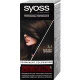 Syoss Permanent Coloration trajna barva za lase 50 ml odtenek 3-1 Dark Brown cene