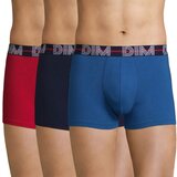 DIM POWERFUL BOXERS 3x - Men's boxers 3 - red - dark blue - light blue | Shoptok.si