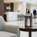 Dekorativna lanterna HOME 47,5 cm crna/bež | Eponuda.com