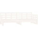  Izvlečna dnevna postelja bela trdna borovina 2x(80x200) cm, (20787929) | Shoptok.si