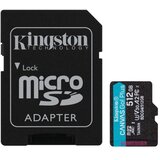 Kingston Canvas Go! Plus microSD 512GB Class 10 UHS-I U3 V30 A2 SD adapter SDCG4/512GB spominska kartica | Shoptok.si