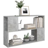 vidaXL ormarić za knjige siva boja betona 100 x 24 x 63 cm od iverice | shoptok.hr
