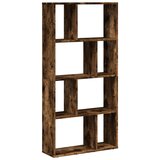 Furnova Knjižna omara dimljeni hrast 60x20x120 cm inženirski les, (21950715) | Shoptok.si
