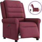 vidaXL Električni naslanjač vinsko rdeče blago, (21824645) | Shoptok.si
