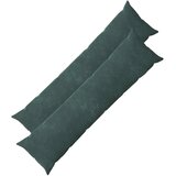  Jastuk s jastukom HEERLEN 2 kom. Morska plava Mikrofibra Flis - Morsko plava 40 x 145 cm 2 | shoptok.hr