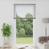 vidaXL Okenska roleta z zavesami Drugo Srebrna 80 x 130 cm Aluminij | Shoptok.si