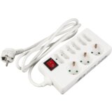REV Socket line 9-fold 1,4 m w. switch white | shoptok.hr