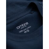 Ombre Classic BASIC men's cotton T-shirt - navy blue | Shoptok.si