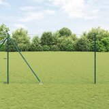 vidaXL ograjni niz nabor 2 zelen kovina 25 x 1,5 m vzdržljiv | Shoptok.si