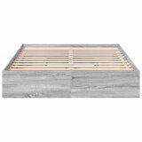 Okvir za krevet s ladicama boja hrasta 150x200 cm drveni | Eponuda.com