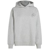 Karl Lagerfeld Puloverji AUTOGRAPH SEQUINS HOODIE Siva Cene