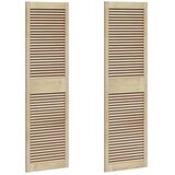  Vrata ormara 2 pcs Smeđa 170 x 49.5 x 2.1 cm Masivna borovina | shoptok.hr