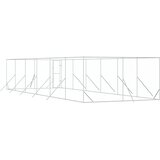  kavez za pse srebrni 4 x 12 x 2 m od pocinčanog čelika | Eponuda.com