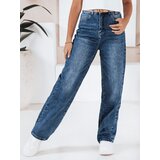DStreet Jeansy damskie wide leg niebieskie | shoptok.hr