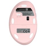 Connect IT CMO-2600-PK - Ergonomski bežični miš 800/1200/1600 DPI 1xAA roze | Eponuda.com