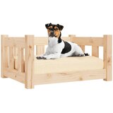  Krevet za pse 55,5 x 45,5 x 28 cm od masivne borovine | shoptok.hr