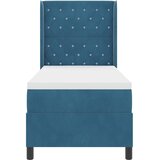  Krevet s opruga kutije s madracem Plava 80 x 200 cm Baršun | shoptok.hr
