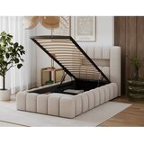 ELTAP Bež tapecirani krevet s prostorom za odlaganje s podnicom 90x200 cm Lamica – | shoptok.hr
