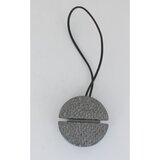 Luance VEZICA ZA ZAVJESE S KOPČOM I MAGNETOM ART DECO,RESIN, MALA - SREBRNA Cijene