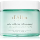 d'Alba Daily Mild Cica Calming Pad pomirjajoče blazinice za intenzivno hidracijo 50 kos Cene