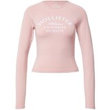 Hollister Majica pastelno roza / bela | Shoptok.si