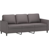  3-dijelni set sofa s jastucima sivi od umjetne kože | shoptok.hr