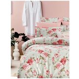 Mila Home Zelena/ružičasta posteljina za bračni krevet/za produženi krevet od renforce pamuka s uključenom plahtom/4-dijelna 200x220 cm – | shoptok.hr