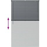 vidaXL Zavjesa za prozor sa zavjesama Ostalo Tamnosiva 105 x 175 cm Aluminij | shoptok.hr