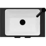  Kupaonski umivaonik s sudoperom Crna 54 x 35 x 83 cm | shoptok.hr
