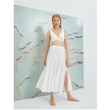 Koton Skirt - White - Midi Cene