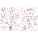 Meri Meri Papirnati podmetač 8 kom 28x42.5 cm Butterflies & Flowers – | shoptok.hr