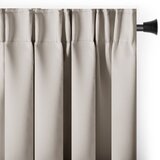 Restilo zasłona BLACKOUT kolor jasny beżowy szarfa upinająca styl klasyczny taśma materiał blackout 140x300 Cijene