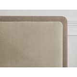 Bobochic Paris Bež/sivorjava oblazinjena oblazinjena zakonska postelja z letvenim dnom 160x200 cm Mara – | Shoptok.si
