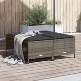 Maison Chic Vrtni stolčki - Vrtni stoli z blazinami 4 kosi sivi poli ratan JS1136, (21878745) | Shoptok.si