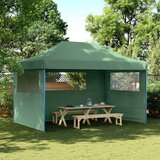 Šator za svadbe - šator za zabave Zelena 292 x 440 x 315 cm Oxford tkanina - Zelena s dvije bočne zidove Da | shoptok.hr