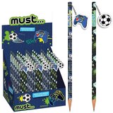 Luna grafitna olovka za dječake s gumicom, dvije varijante, 1 komad | shoptok.hr