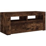 TV omarica z LED lučkami dimljeni hrast 90x35x40 cm, (20733038) | Shoptok.si