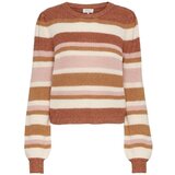Only Alvi L/S Knit - Sierra/Brown Suga Višebojna Cijene