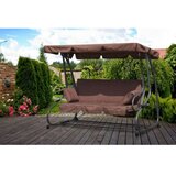 MULTIGARDEN Bastenska ljuljaska - lezaljka 2u1 brown | ePonuda.com