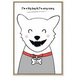  Slika - Doggy Harry (1 Part) Vertical 80x120 U prirodnom drvenom okviru | shoptok.hr