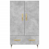  Visoka komoda boja betona 69,5 x 31 x 115 cm konstruirano drvo | Eponuda.ba