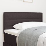 vidaXL Glava postelje Linije Oblika Temno Rjava 80 cm Tkanina, (22049445) | Shoptok.si